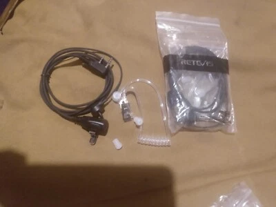 Hands-Free 2-Way Radio Headset plug VOX & PTT in-line mic - Image 1 of 4