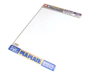 TAMIYA Model Craft Tools Pla-Plate 2.0mm B4 Size (364x257mm, 1pc) 70176 - Foto 1 di 1