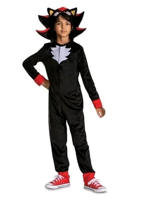 Disfraz Sonic 3 Shadow, Disfraz Oficial Sonic Movie 3 para Niño, Grande (10-12) Foto 1 de 4