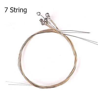 Harp Lyre String 5 Kinds 1X Set Brass Replacement 7/10/16/19/21 Strings - Image 1 of 4