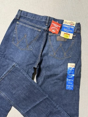 Pantalones de mezclilla Wrangler 20X para hombre 32x38 azul estilo competición 02 calce ajustado nuevos con etiquetas Foto 1 de 4