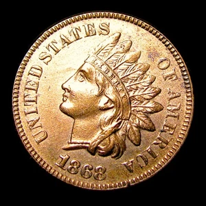 1868 Indian Cent Penny ---- Stunning Details Coin ---- #202K - Picture 1 of 3