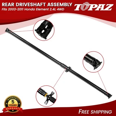 Rear Driveshaft Prop Shaft Assembly Fits 2003-2011 Honda Element 2.4L 4WD - Image 1 of 4