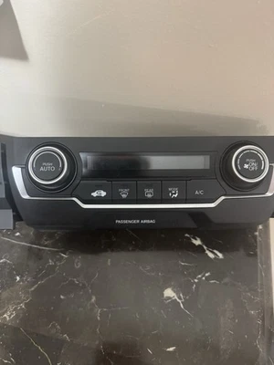 Honda Civic LX 2016 2020 tablero climatizador temperatura temperatura interruptor unidad OEM Foto 1 de 3