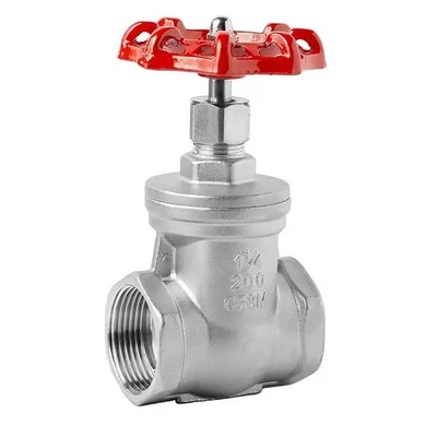 304Stainless Steel Gate Valve  :  1/2" to 4" BSP - Image 1 of 2