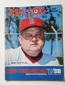1977 Boston Red Sox Scorebook Magazine George Scott - Picture 1 of 12