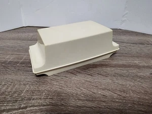 Vintage Tupperware Double Stick Butter Dish #1511 With Lid Almond Color USA - Picture 1 of 7