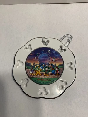 Disney World 2000 Goofy Pluto Daisy Mickey Dumbo Millenium Christmas Ornament - Image 1 of 4