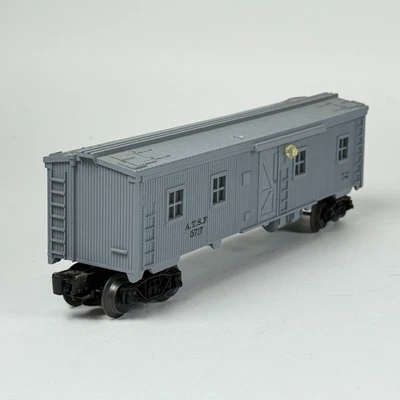 Vintage Lionel O gauge 6-5717 Santa Fe Lighted Bunk Car Man Cave - Image 1 of 4