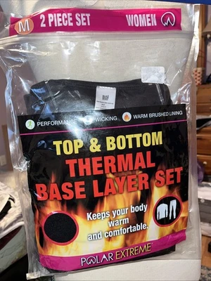 Conjunto de capa base térmica superior e inferior Polar Extreme talla mediana Foto 1 de 3