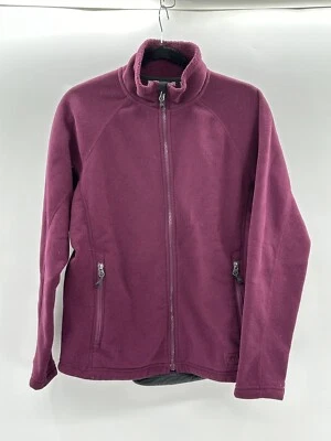 Chaqueta REI Mujer Grande Borgoña Polar Suéter Cremallera Completa Foto 1 de 4