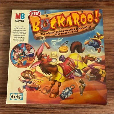 HASBRO MB GAMES BUCKAROO Family Board Game 2007 Edition (Complete) VGC Ages:4+ - Image 1 of 4