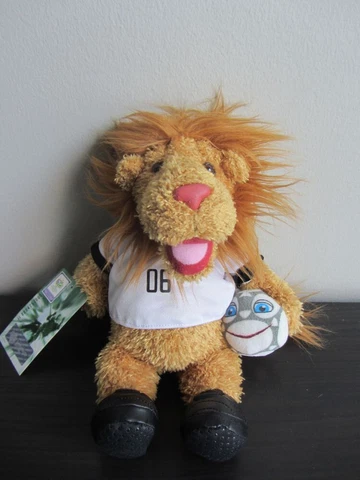 GOLEO VI with Pille Plush 11” With Tag - Mascot FIFA World Cup GERMANY 2006 Cover