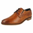 Mens Bugatti Rounded Toe Formal Lace Up Leather Shoes 31125101