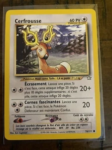 Cerfrousse (Stantler) 76/111 Common Unlimited Neo Genesis FRENCH (US Seller) NM - Picture 1 of 2