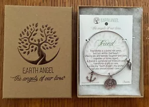 New Earth Angel Friend Charm Bracelet Tree of Life, Anchor, Wing, Expandable - Picture 1 of 6