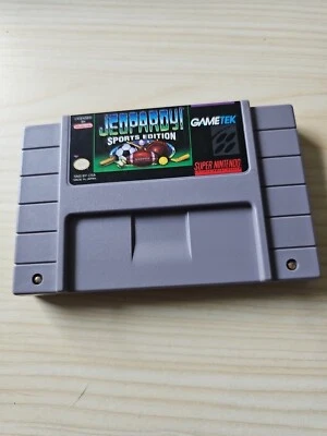 Jeopardy! Sports Edition - SNES Game- Acceptable - Image 1 of 2