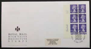 Bloque de cilindros definitivo Enschede Machin 1995 6x£1 en cubierta de primer día, Windsor - Imagen 1 de 2