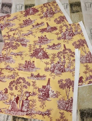 3 telas vintage de patrón amarillo multicolor para carruaje de caballos 23 1/2" X 56" (cada una)  Foto 1 de 4