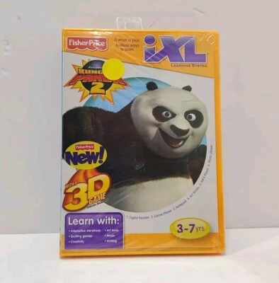 Fisher-Price iXL Kung Fu Panda 2 NEW Learning System 3D Game - Image 1 of 3