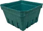 Pint Green Fiber Fruit Berry Pulp Basket Container for Fruits Vegetables (20)