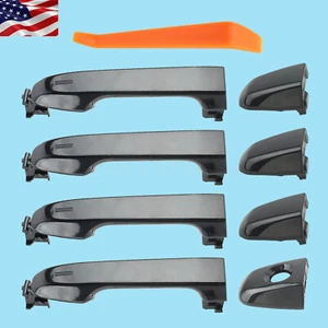 4x Exterior Door Handle Black for Toyota Camry 2012 2013 2014 2015 2016 2017 - Picture 1 of 13