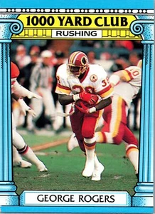 1987 Topps #11 George Rogers 1000 Yard Club - Picture 1 of 2