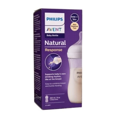 Philips AVENT Biberon Bambino Lento Flusso Valvola 260ml Ampio Ultra Morbido - Immagine 1 di 4
