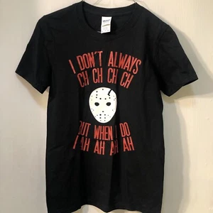 Halloween Friday the 13th XSmall T-shirt Horror Jason Mask Graphic T-shirt - Picture 1 of 6