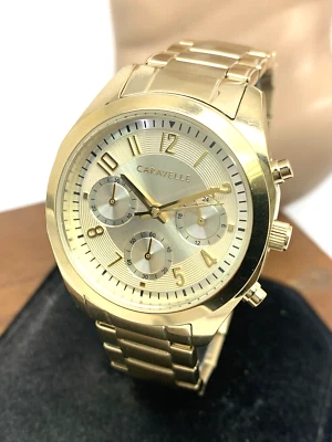 Reloj para mujer Caravelle By Bulova 44L238 cuarzo cronógrafo acero dorado 36 mm Foto 1 de 4