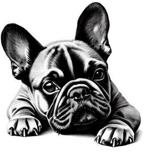 Riesiger XXXL 30X30 Autoaufkleber Sticker Französische Bulldogge Aufkleber - Picture 1 of 10
