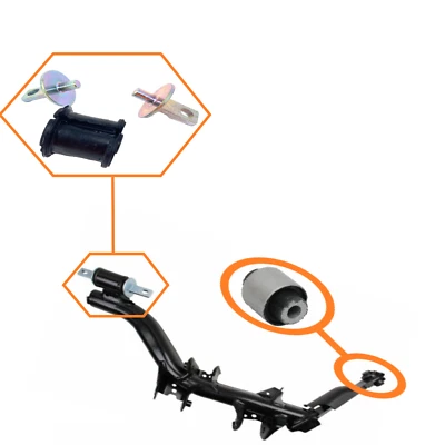 Kit de bujes de brazo trasero 52370-S5A-030+52364-S5A-004 para Honda Civic 2003 Foto 1 de 4