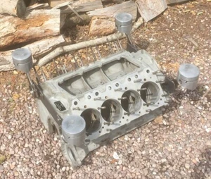 Rolls Royce V8 Engine Block Coffee Table - Industrial Finish! One Off! - Picture 1 of 9