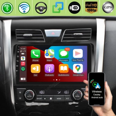 Fits For 2013-2015 Nissan Altima Apple Carplay Radio Android 13 GPS NAVI WIFI    Foto 1 de 4