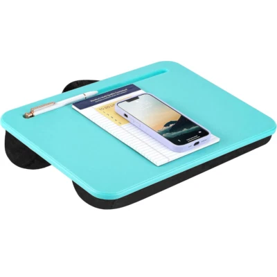 LAPGEAR Compact Lap Desk - Aqua Sky - Fits up to 15 Inch Laptops - Image 1 of 4