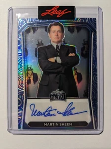 MARTIN SHEEN Auto 2024 Leaf INDEPENDENCE DAY RARE Hollywood Icon Autograph # 1/1 - Bild 1 von 2