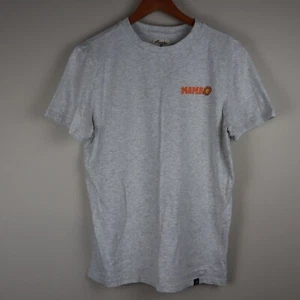 Mambo Smart Arts Tshirt Tee Men Sz M Grey Solid Print Koala Snake Surf Beach Art - Picture 1 of 6