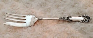 Wm Rogers Mfg Co Silberplatte Blumenmuster Gebäck Gabel glänzende Oberfläche 8 Zoll - Bild 1 von 5