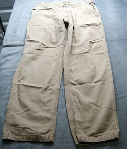 Carhartt Hamilton Men's Carpenter Pants 38 X 34 Tan Pockets Cotton Dungaree Fit - Picture 1 of 10