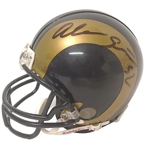Alec Ogletree Signed L.A. Rams Riddell Football Mini Helmet Proof Autograph COA - Picture 1 of 4