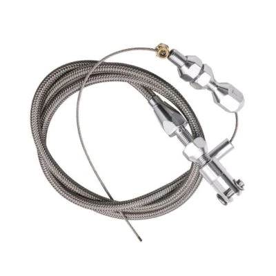 Car 36" Throttle Cable Accelerator Cable Adjustable Both Ends Braided Universal Foto 1 de 4