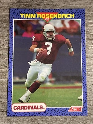 Timm Rosenbach 1991 Score Young Superstar Cardinals #19   *J443* - Image 1 of 2