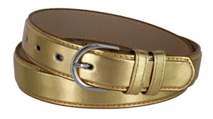 188 Women's Fashion Skinny Soft Leather Dress Casual Belt 1-1/8"(30mm) wide - Picture 1 of 14
