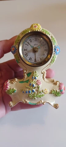 vintage clock alarm FLIRT Wester Germany music "Forever and Ever" parts & repair Cover