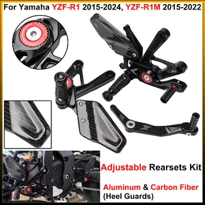 1 Juego de Juego Trasero Ajustable, Para Yamaha YZF-R1 2015-2024, YZF-R1M 2015-2022 - Imagen 1 de 20