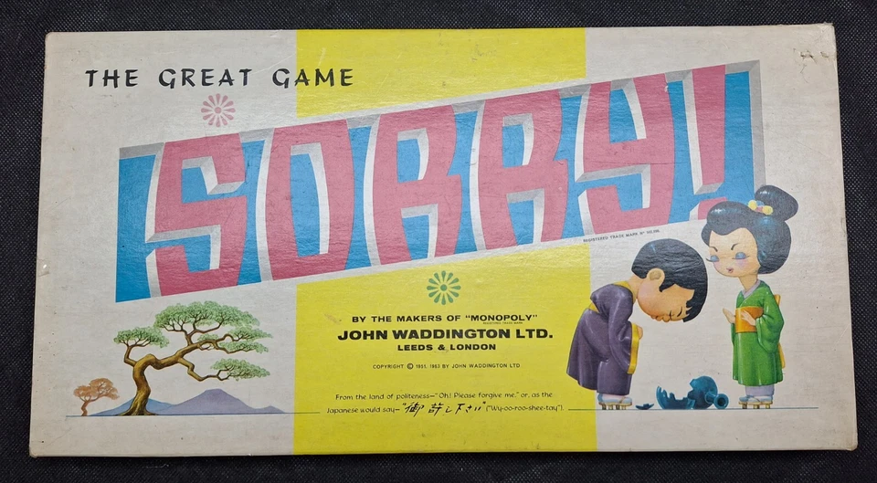 Waddington's Sorry 1963 Choose Your Individual Spare/Replacement Parts - Image 1 of 1