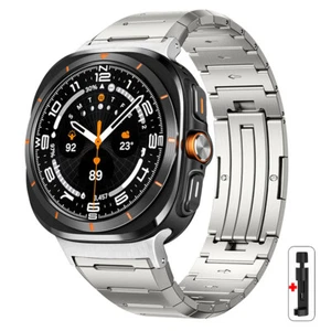 Do Samsung Galaxy Watch 7 Ultra 2025 Stal nierdzewna Metalowy pasek Pasek Bransoletka - Zdjęcie 1 z 12