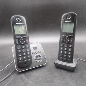 Panasonic KX-TG6101E telefon bezprzewodowy, podwójne słuchawki - Zdjęcie 1 z 12