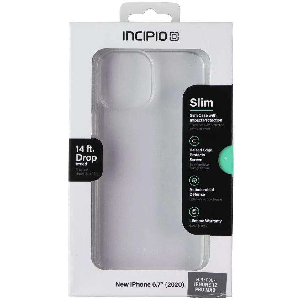 iPhone 12 Pro Max - CLEAR - Incipio Slim Case - New In Retail Box AUST Stock NIB - Image 1 of 4