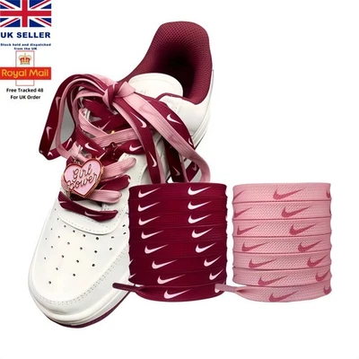 Flta Shoe Laces For NIKE Jordan DUNK SB Trainers Sneakers 2 Colors 140/160CM UK - Image 1 of 4